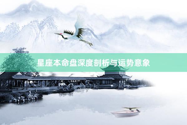 星座本命盘深度剖析与运势意象